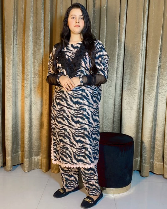 Digital Print Khaddar 2 Pc